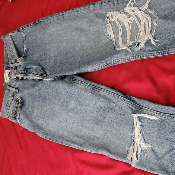 Agolde Distressed Jeans FIRM PRICE - Picture 5 of 12